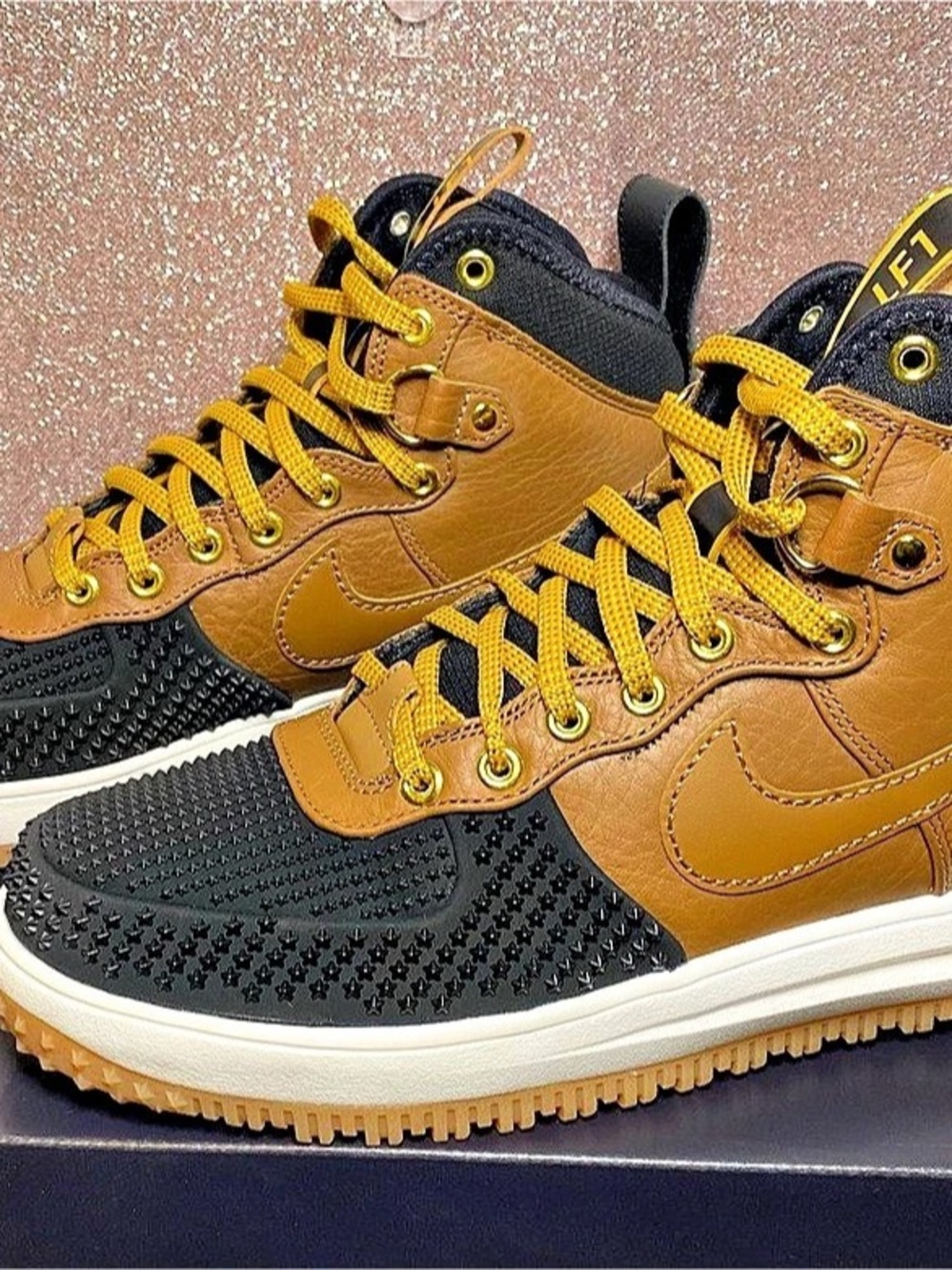 Nike Lunar Force 1 Duckboot Brown Black US 9 New